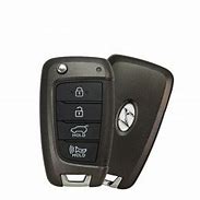 2018-2019 Hyundai Santa Fe Remote Flip Key 4 Button w/Hatch