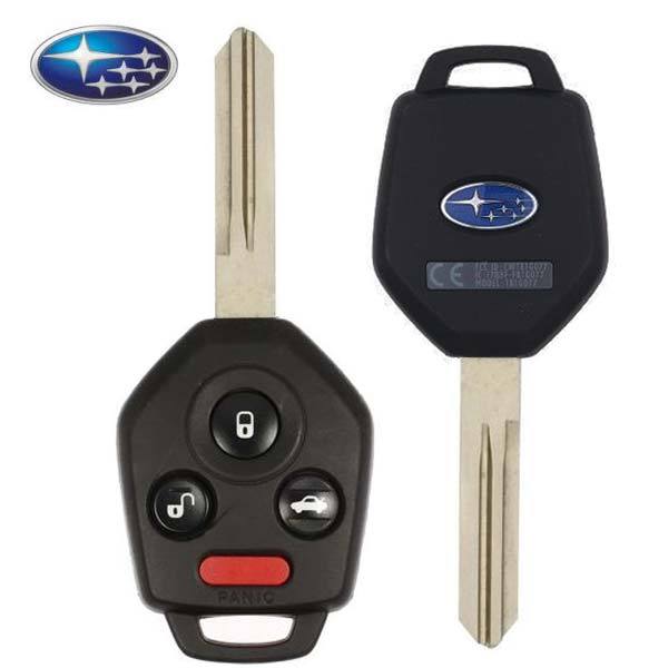 2008-2010 Subaru 4 Button Remote Head Key (4D62 CHIP) SKU #3110
