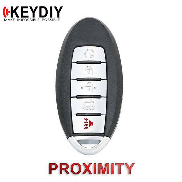 KEYDIY Nissan Infiniti Style 5-Button Universal Smart Key w/ Proximity Function SKU #KD-ZB03-5