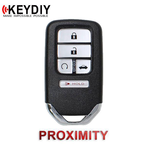 KEYDIY Toyota Style 5-Button Universal Smart Key w/ Proximity Function SKU #ZB10-5