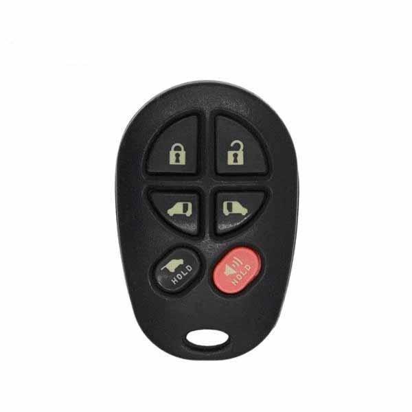2004-2018 Toyota Sienna Keyless Entry Remote 6 Button SKU #3321