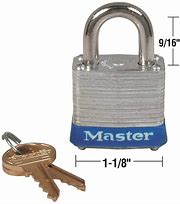 Master Lock-Laminated Steel Padlock