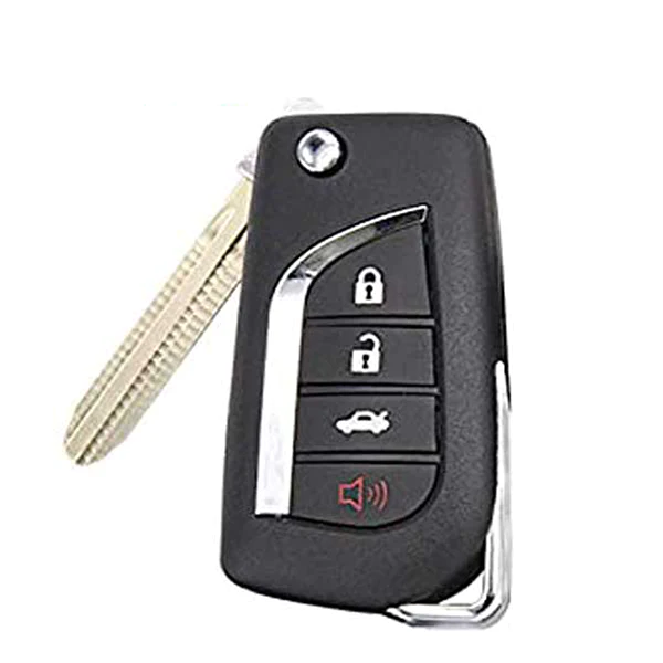 2010-2016 TOYOTA 4 Button Remote Flip Key SKU 33111